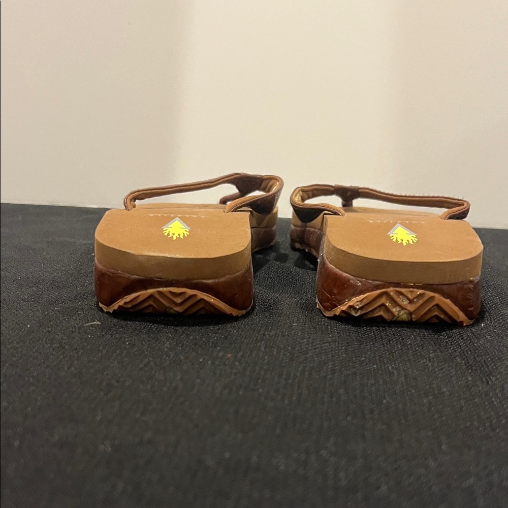 Volatile Brown Flip Flops - Picture 4 of 5